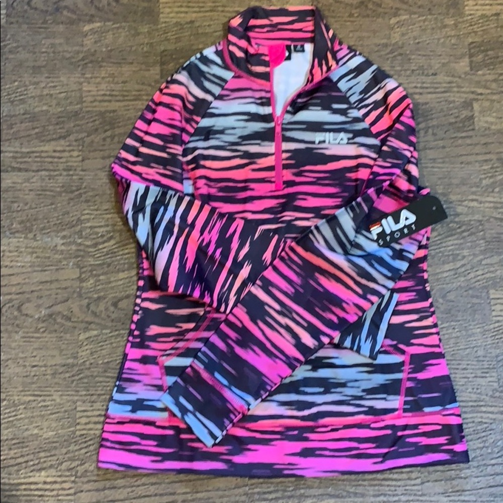 Fila long sleeve fitted crew